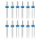 12 Pièces Aiguilles Universelles Extensibles Avec Boîte 9