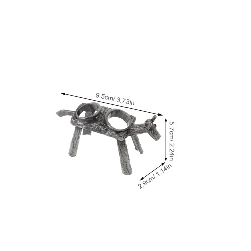 Bottle Stopper Holder Rack Pour Vin En 2 Trous 1