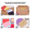 100 Pièces Colorées Pour Photos, Lettres Et 8