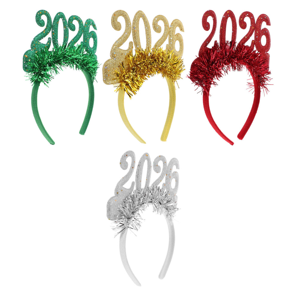 4 Pezzi 2026 Cinturino Annuale Con Nappina Per Festa-image