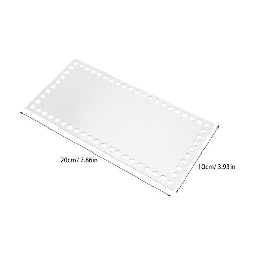 10 Pièces 2 Mm Fond Rectangle Pour Sacs Tricot Créatifs 1