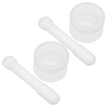 2 Ensembles Mortier Pilon Transparent Pour Épices Médicaments Ail