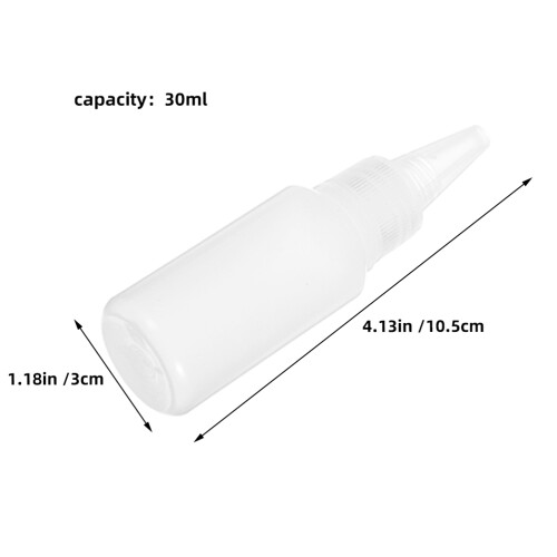 12 Pezzi Bottiglie Trasparente Con Precisione 30Ml 2