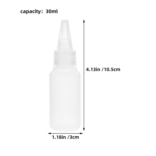 12 Pezzi Bottiglie Trasparente Con Precisione 30Ml 1