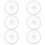 6 Pezzi Goniometro Geometrico 360 Riutilizzabile 6