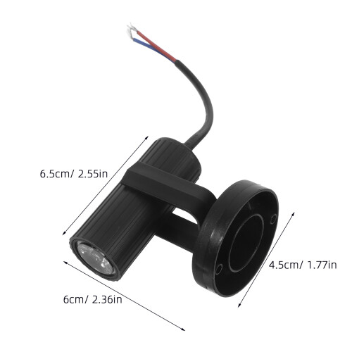 2 Pezzi Luci Led Rotanti Con Effetti Rosso Per Feste E Spettacoli 2
