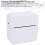 Wireless Thermal Inkless Pocket Printer 200DPI Bluetooth Black & White 8