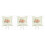 3Pcs Almofada Para Alianças Branca Com Flor Suporte Anéis 4