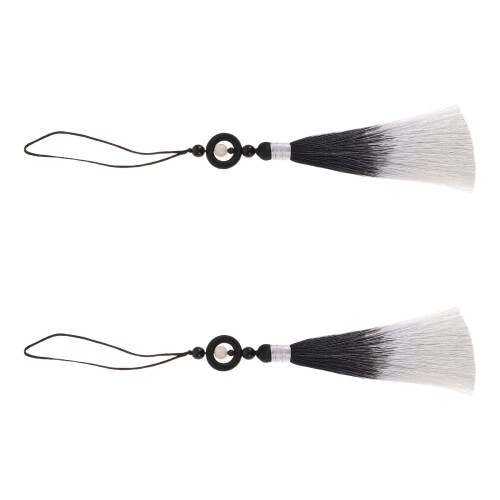 2Pcs Pendente De Borla Para Espada Chinesa - Enfeite Tai Chi