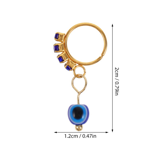 Evil Eye Näshänges I Rostfritt För Kvinnor 1