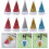 Raindrops Tableware Holder Assorted Color Cloth 10pcs 10