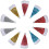 Raindrops Tableware Holder Assorted Color Cloth 10pcs 7