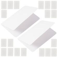 100Pcs Kraftpapperskort Vikbara Meddelandekort Diy