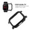 1Pc Black Pc Smartwatch Protective Case Stylish Watch Frame Cover 6