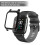 1Pc Black Pc Smartwatch Protective Case Stylish Watch Frame Cover 9