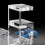 Vielseitige Acrylfischisolationsbox 10,5 cm transparent 3