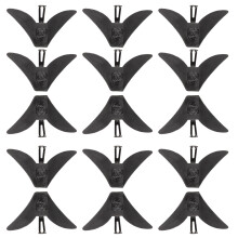 30 St Metall Krawattspännen För Minimalistiska Kragefästen