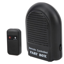 Elektrische Fernbedienung Furz-Box für Kinder, Schwarz, 10x8x3 cm