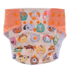 Reusable Cloth Diaper for Infants - Leakproof Design Adjustable Fit