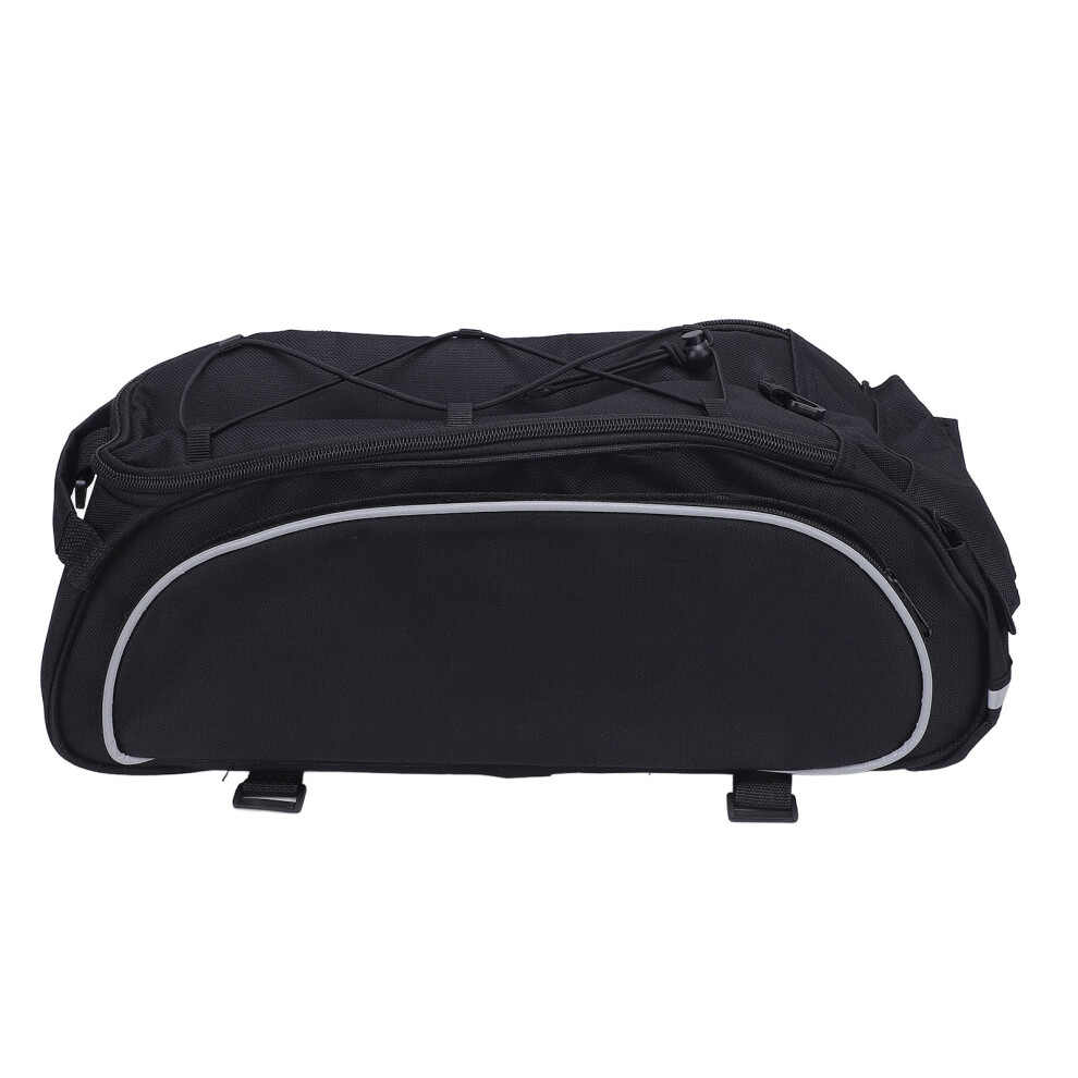 Cycle Rack Bag 600D Polyester Water-Resistant U-Shaped 2-Way Zipper All Black 4681358924741