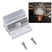 Aluminum Hotend Heatsink for K1C K1 MAX 3D Printer Silver 28x24x20mm