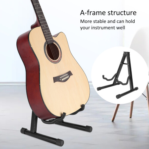 Supporto pieghevole per chitarra AFrame - Portatile ABS+metallo 2