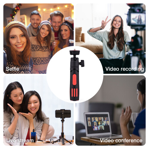 Andoer M12 Extendable Mini Tripod for Video Shooting & Live Streaming 1