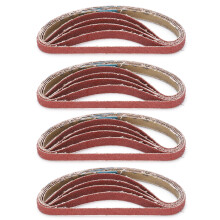 20 Stück Schleifpapierbänder 330x10mm 600# für Schleifmaschinen Ersatzwerkzeug