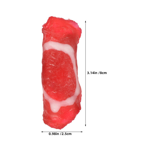 5 Unidades Carne Artificial Para Exhibición Alimentos 1