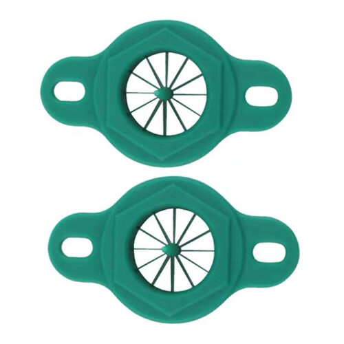 2 Piezas Acero Inoxidable Forma Flor Para Verduras