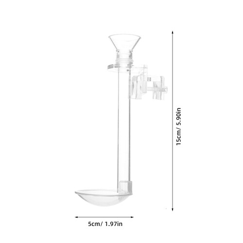 Set Alimentatore In Acrilico Con Dispenser Per Gamberetti 2