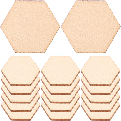 100 Pièces Hexagonales En Naturel Non Pour