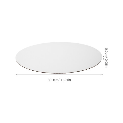 25 Pezzi Base Bianca Per Torta Rotonda 12 Pollici In 2