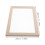 2 Pezzi Cornice In Legno Per Carta Fai Da Te Con Rete A 3