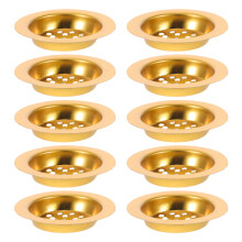 30 Pezzi Vassoio Per Bruciatore In Oro Con