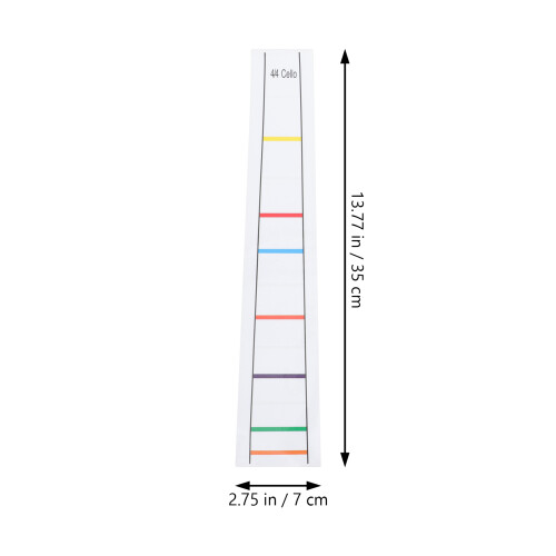 5 Fogli Scale Per Violoncello Adesivi Per Note Per Principianti 1