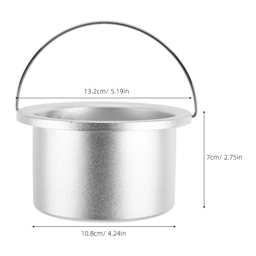 Wax Pot Ricambio In Alluminio 600Cc Per Scaldacera 1