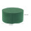 24 Pezzi Rotondi Floreali In Verde 3,14" X 1,57" 2