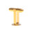 10 Stycken 12 Mm Metall Manschettknappar Guld 2