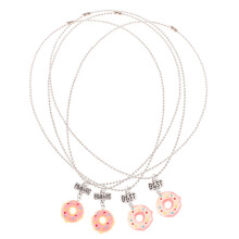 2 Set Bästevän Halsband Munkbjudspänsle Flickor Vänskaps Present