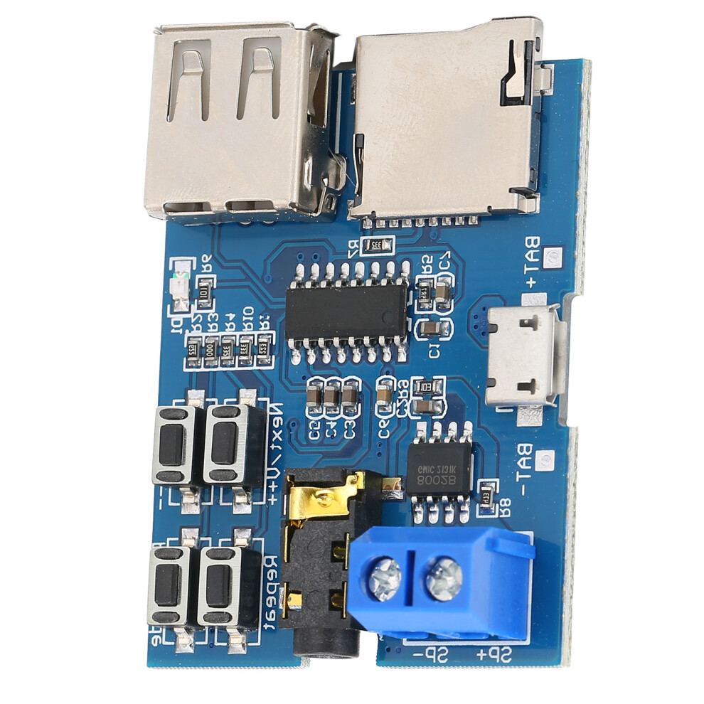 Mp3 Decoding Module, Lossless Power Amplifier, 3.7-5.5V 7901358929032