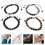 4St Unisex Flätade Armband För Kvinnor (Blandade Färger) 11