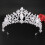 Shiny Wedding Crown Silver Tiara Design For Special Occasions 6