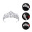 Shiny Wedding Crown Silver Tiara Design For Special Occasions 9