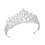 Shiny Wedding Crown Silver Tiara Design For Special Occasions 4