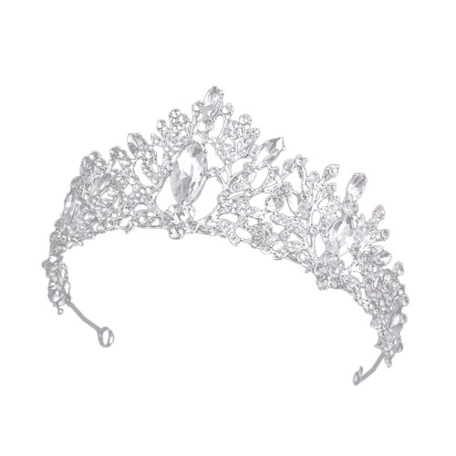 Shiny Wedding Crown Silver Tiara Design For Special Occasions 2