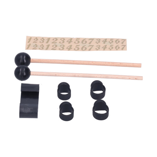 Drumstick Kit Plastic Silicone Round Head Percussion Accessories