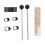 Drumstick Kit Plastic Silicone Round Head Percussion Accessories 7