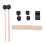 Drumstick Kit Plastic Silicone Round Head Percussion Accessories 15