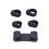 Drumstick Kit Plastic Silicone Round Head Percussion Accessories 13